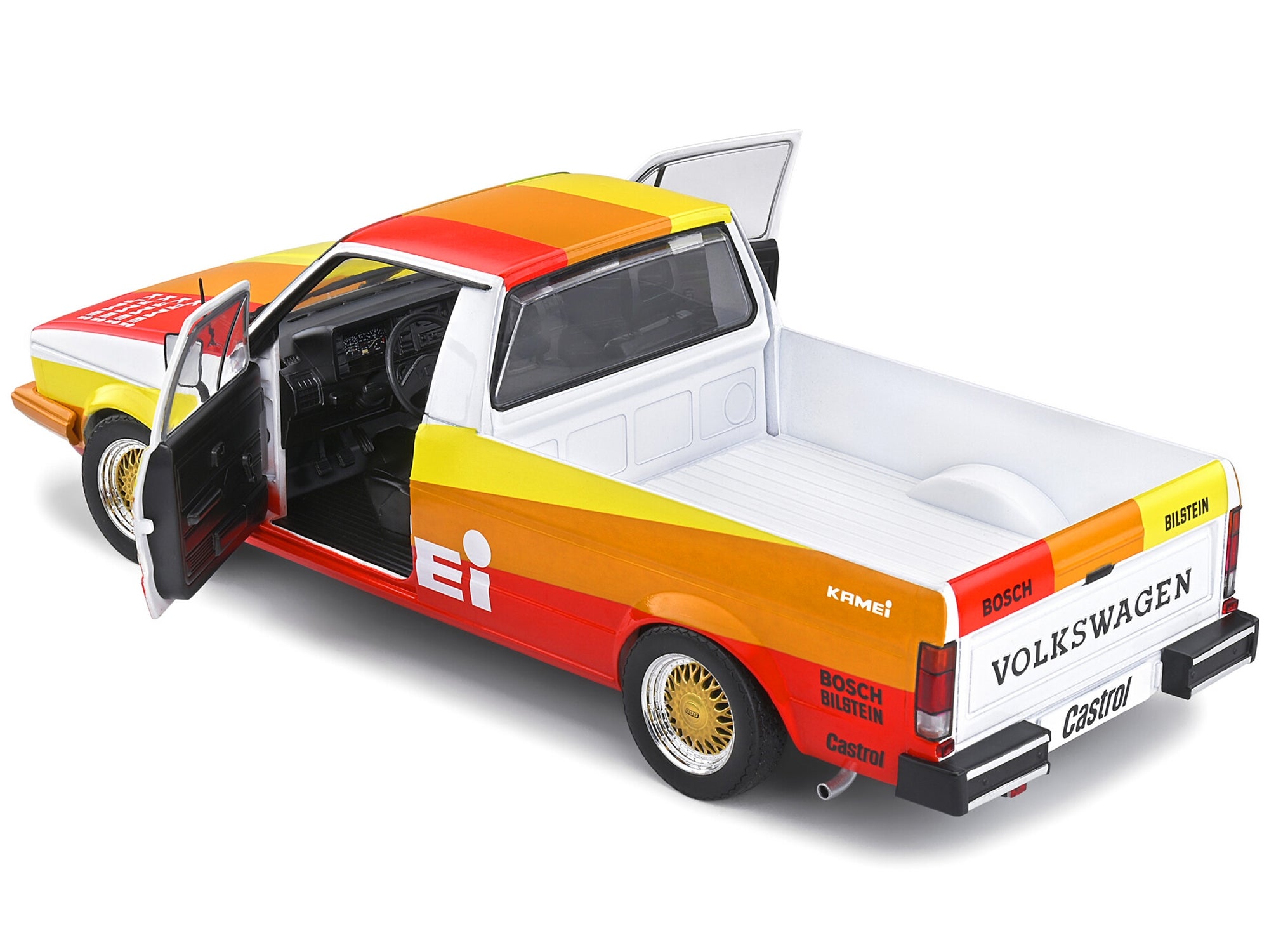 1982 Volkswagen Caddy MK 1 Pickup Truck "Kamei Tribute" 1/18 Diecast Model Car by Solido Solido