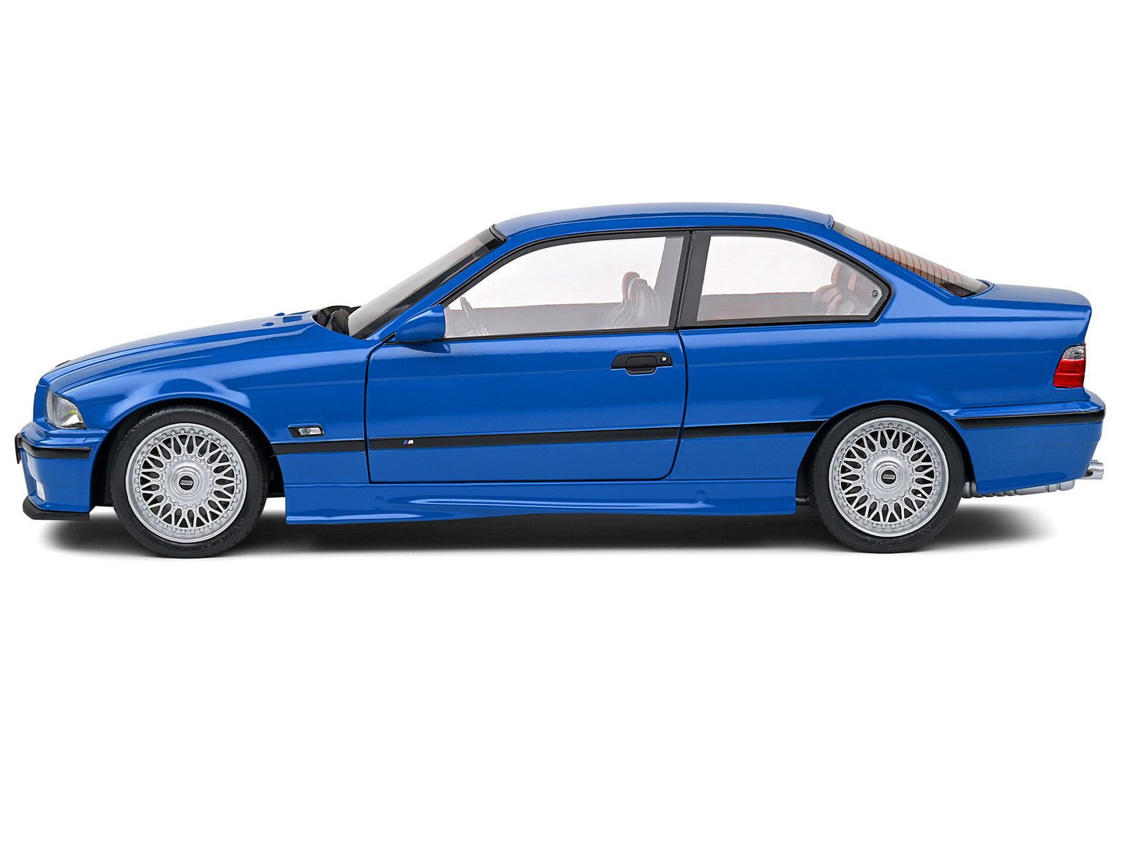 1996 BMW E36 M3 Coupe Santorin Blue 1/18 Diecast Model Car by Solido Solido