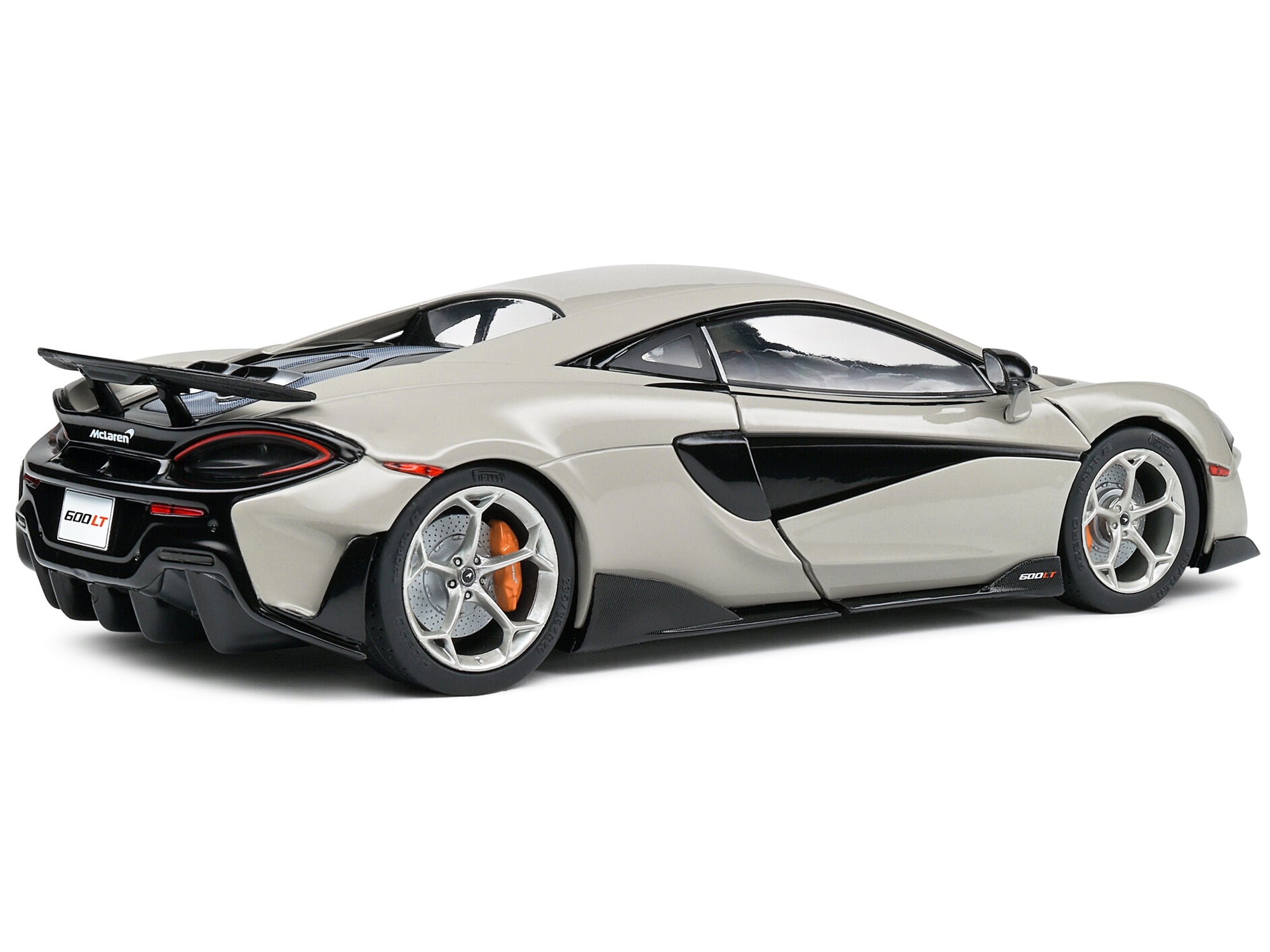 2018 McLaren 600 LT Coupe Blade Silver 1/18 Diecast Model Car by Solido Solido