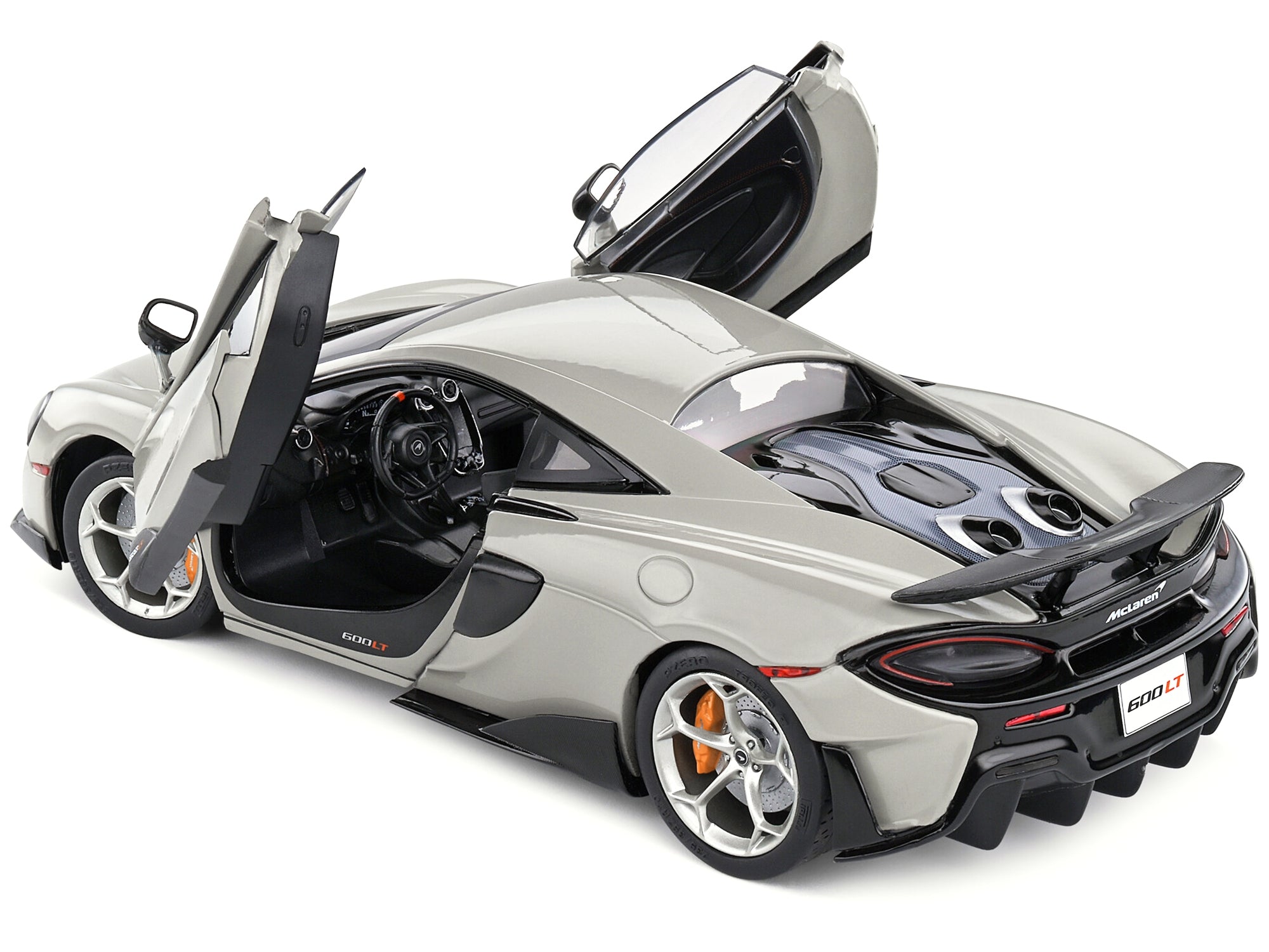 2018 McLaren 600 LT Coupe Blade Silver 1/18 Diecast Model Car by Solido Solido