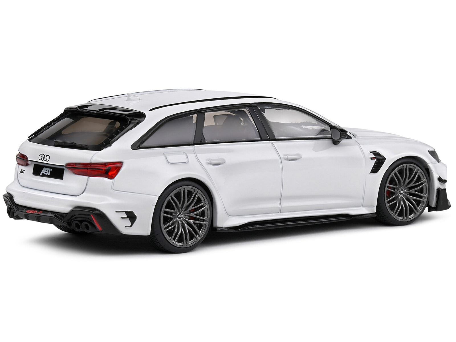 2021 Audi ABT RS6-R Ibis White 1/43 Diecast Model Car by Solido Solido