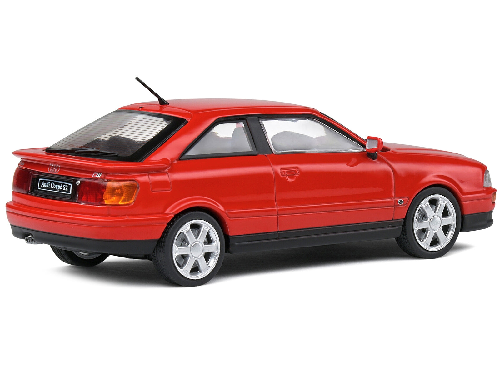 1992 Audi Coupe S2 Lazer Red 1/43 Diecast Model Car by Solido Solido