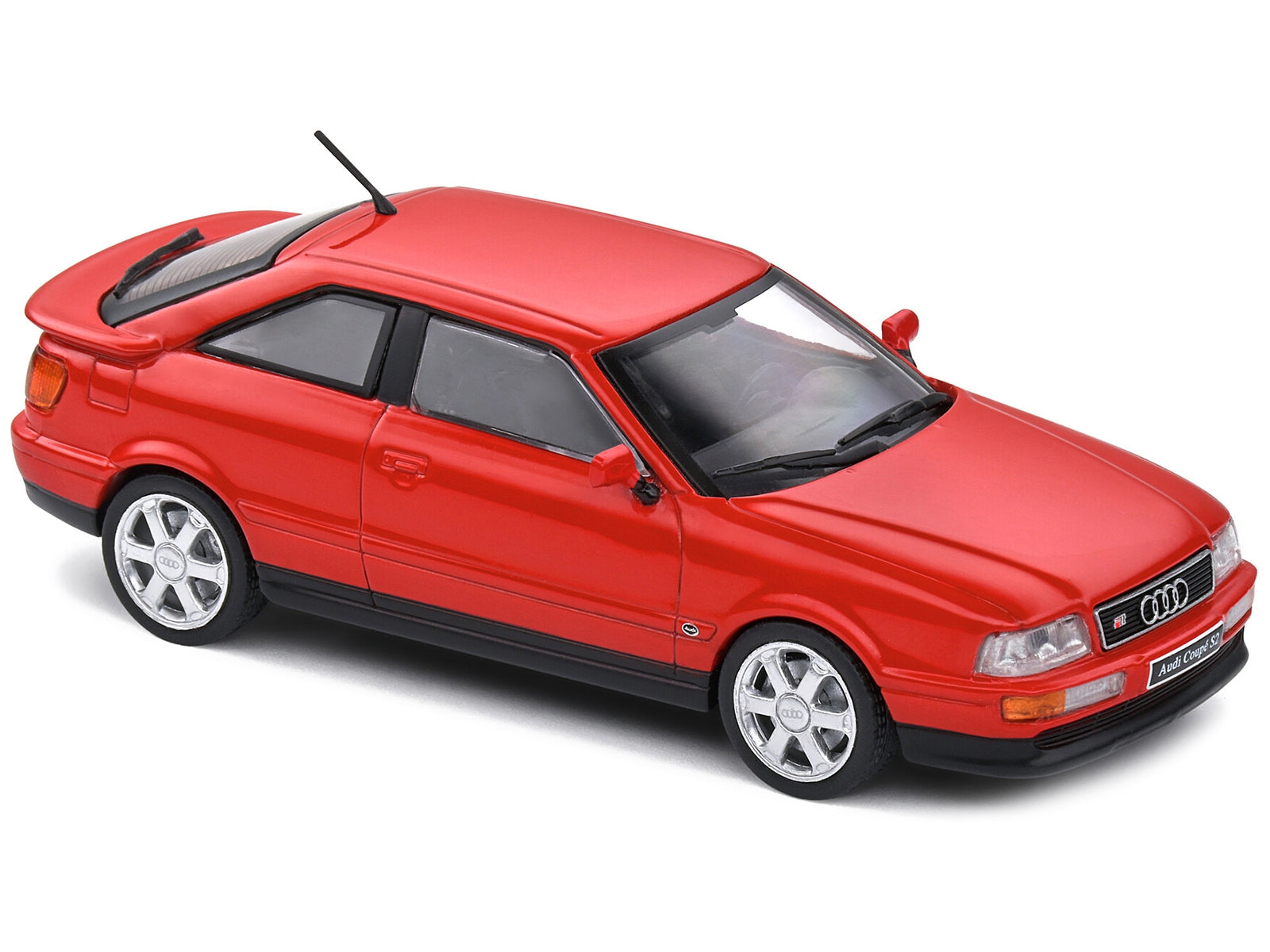 1992 Audi Coupe S2 Lazer Red 1/43 Diecast Model Car by Solido Solido