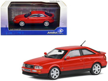 Load image into Gallery viewer, 1992 Audi Coupe S2 Lazer Red 1/43 Diecast Model Car by Solido Solido
