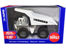 Load image into Gallery viewer, Liebherr T 264 Mining Truck White 1/87 (HO) Diecast Model by Siku SIKU
