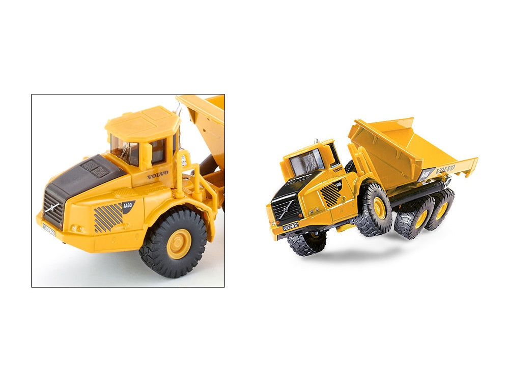 Volvo A40D Dump Truck Yellow 1/87 (HO) Diecast Model by Siku SIKU