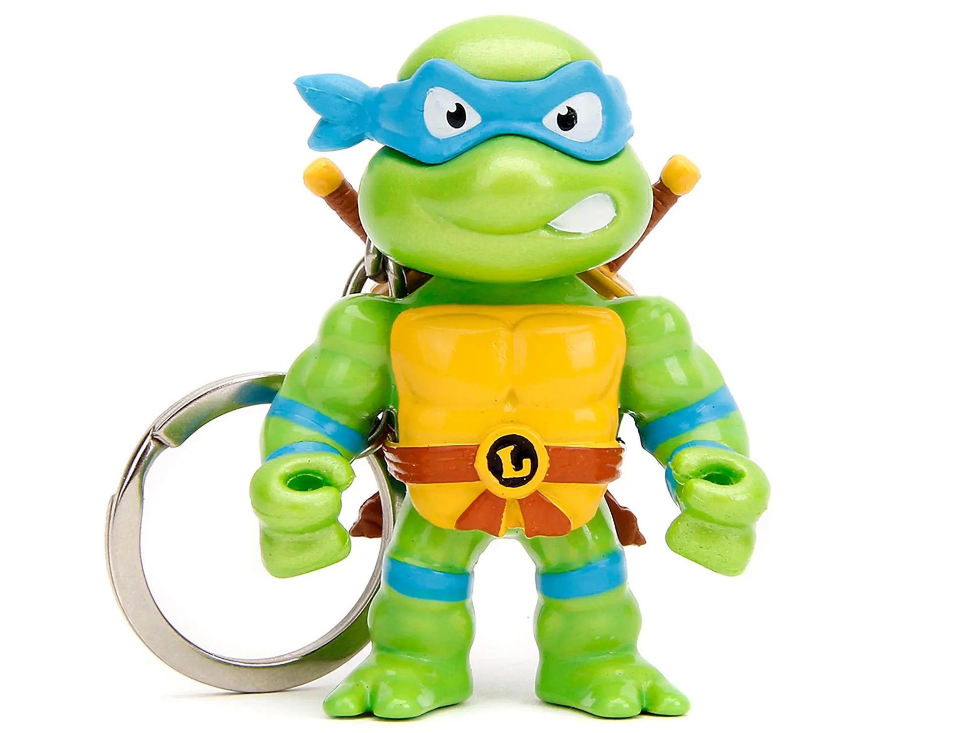 Set of 4 Diecast Figure Key Chains "Teenage Mutant Ninja Turtles" TV Series "Metalfigs" Series Diecast Models by Jada Jada