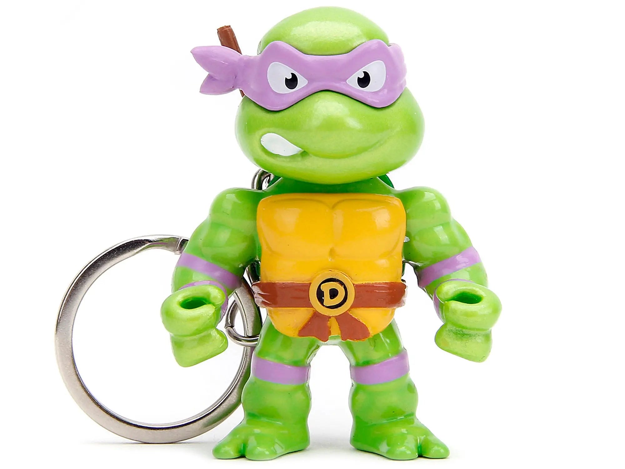 Set of 4 Diecast Figure Key Chains "Teenage Mutant Ninja Turtles" TV Series "Metalfigs" Series Diecast Models by Jada Jada