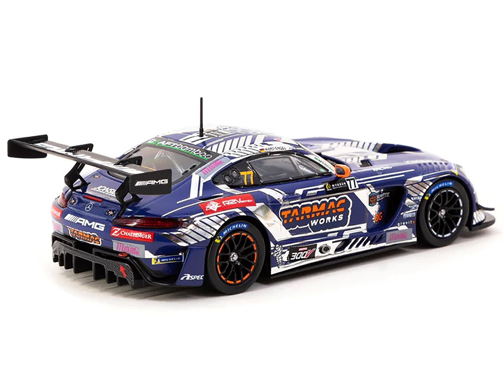 Mercedes-AMG GT3 #77 Maro Engel "Craft-Bamboo Racing" Winner Macau GT Cup (2022) "Hobby64" Series 1/43 Diecast Model Car by Tarmac Works Tarmac Works