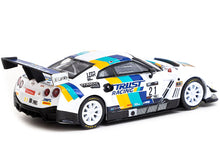 Load image into Gallery viewer, Nissan GT-R NISMO GT3 #21 Luis Moreno &quot;Tarmac eMotorsports&quot; &quot;GT World Challenge Asia Esports&quot; (2020) with Plastic Transporter Packaging &quot;GReddy&quot; 1/64 Diecast Model Car by Tarmac Works Tarmac Works
