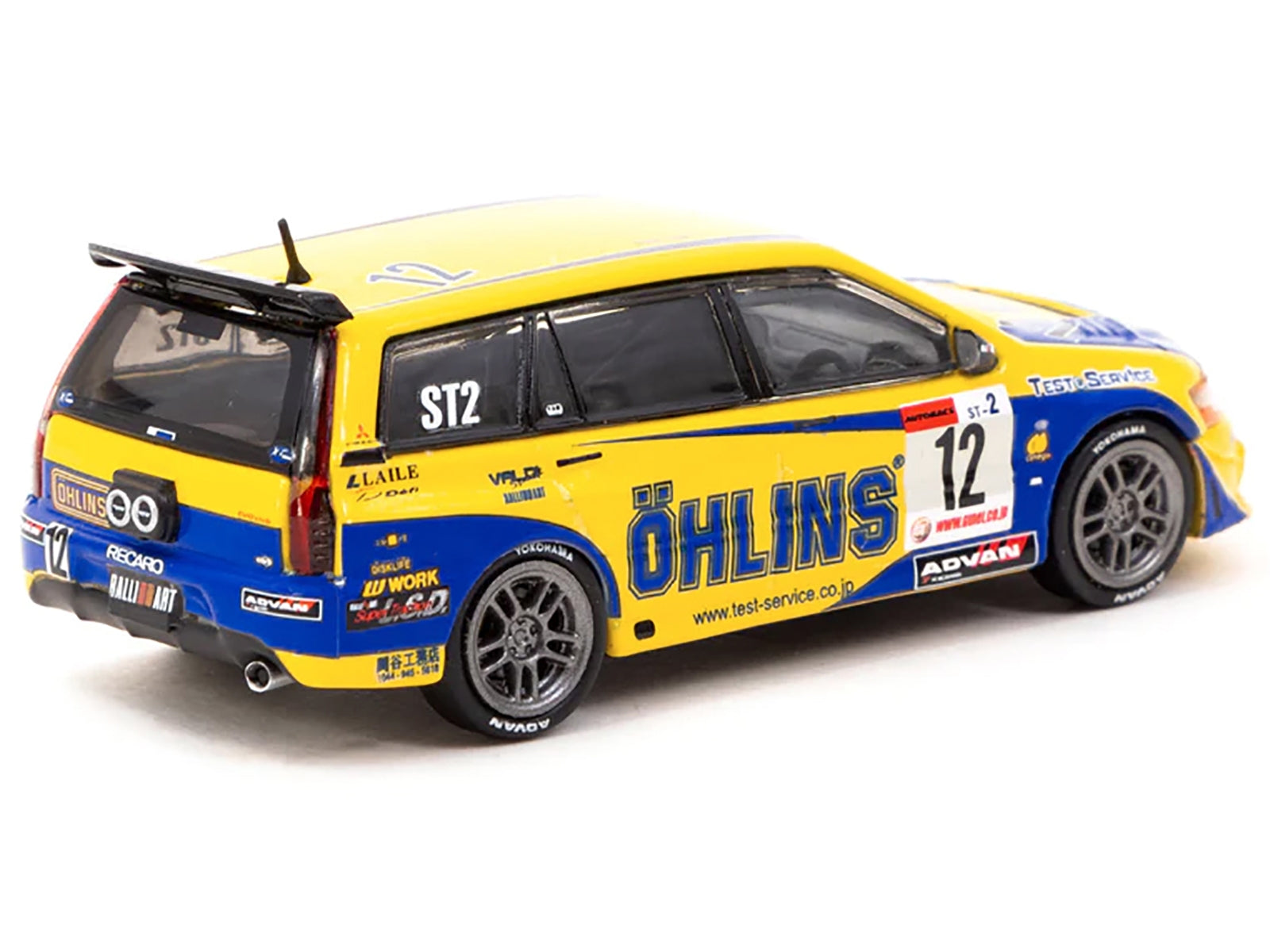 Mitsubishi Lancer Evolution Wagon RHD (Right Hand Drive) #12 "Super Taikyu Series Round 3 13th Tokachi 24 Hours" (2006) "Hobby64" Series 1/64 Diecast Model Car by Tarmac Works Tarmac Works