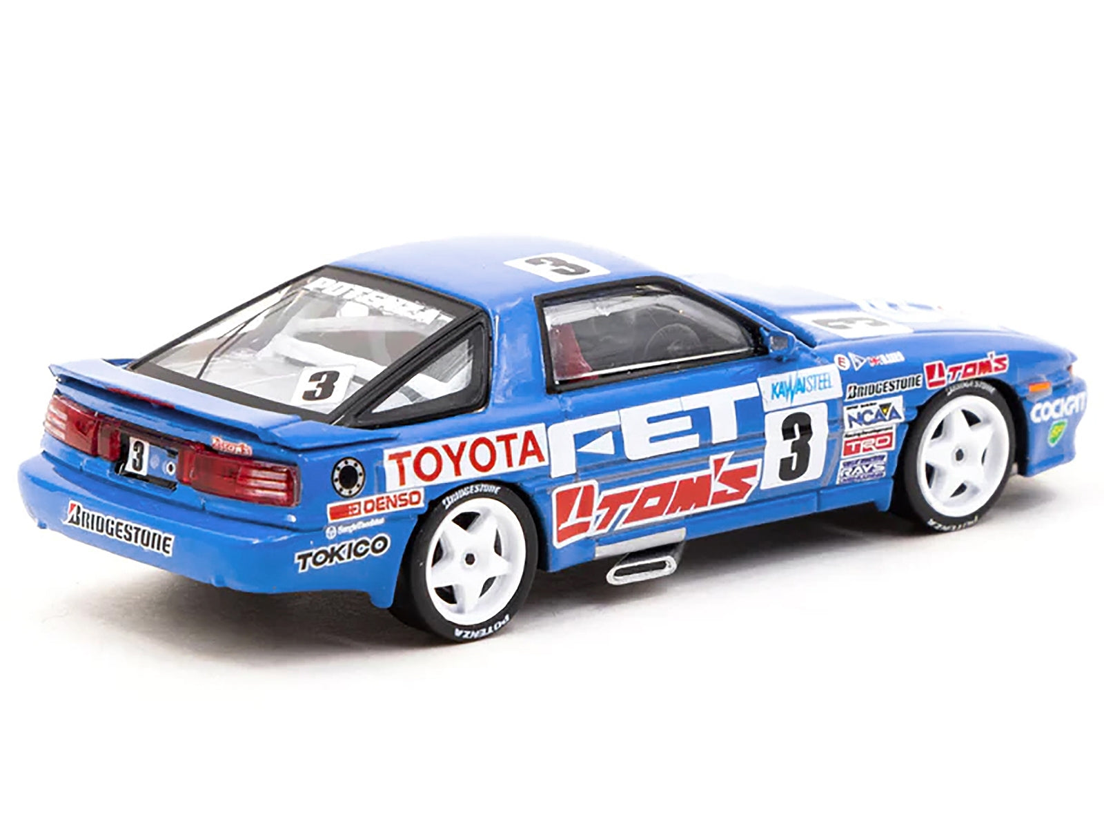 Toyota Supra Turbo (MA70) RHD (Right Hand Drive) #3 Geoff Lees "Macau Guia Race" (1989) Special Edition "Hobby64" Series 1/64 Diecast Model Car by Tarmac Works Tarmac Works