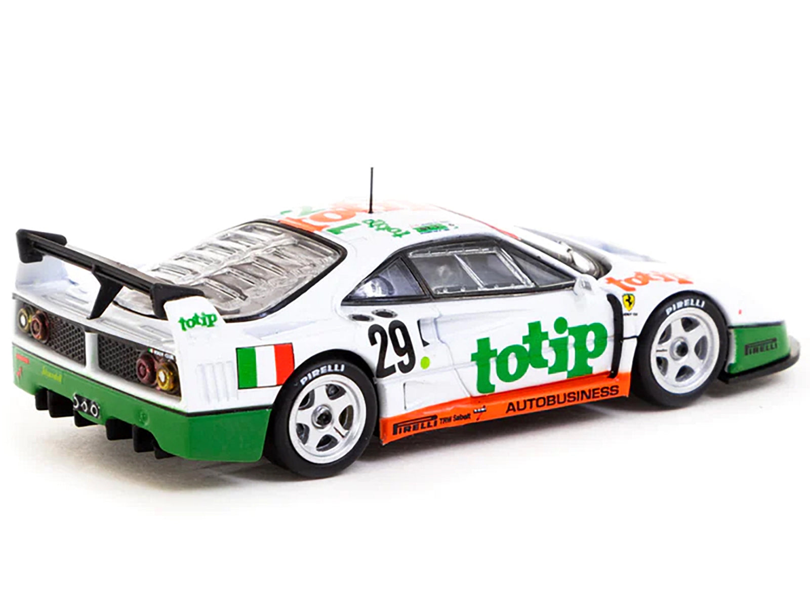 Ferrari F40 LM #29 Anders Olofsson - Sandro Angelastri - Max Angelelli "24 Hours of Le Mans" (1994) "Hobby64" Series 1/64 Diecast Model Car by Tarmac Works Tarmac Works