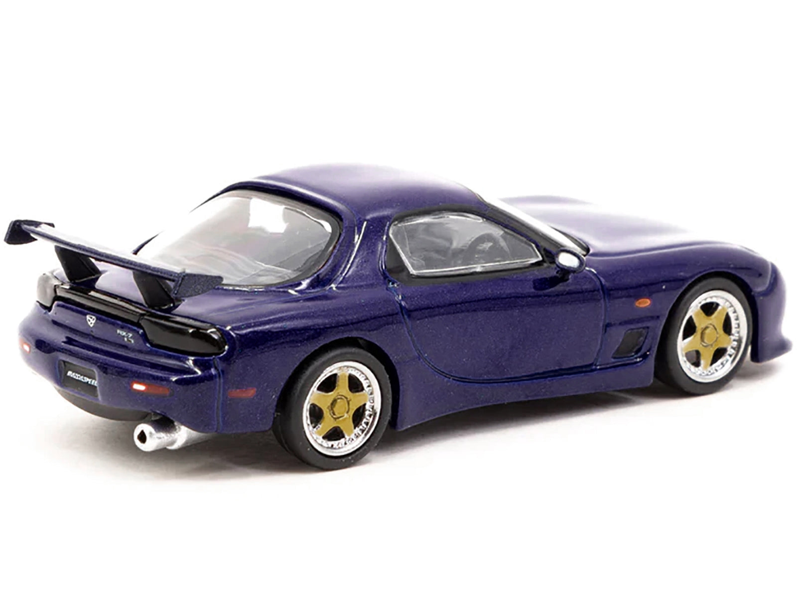 Mazda RX-7 FD3S Mazdaspeed A-Spec RHD (Right Hand Drive) Innocent Blue Mica "Global64" Series 1/64 Diecast Model Car by Tarmac Works Tarmac Works