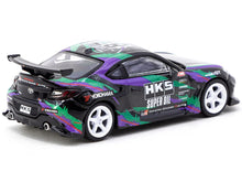 Load image into Gallery viewer, Toyota GR86 RHD (Right Hand Drive) &quot;HKS&quot; Black with Graphics &quot;Global64&quot; Series 1/64 Diecast Model by Tarmac Works Tarmac Works
