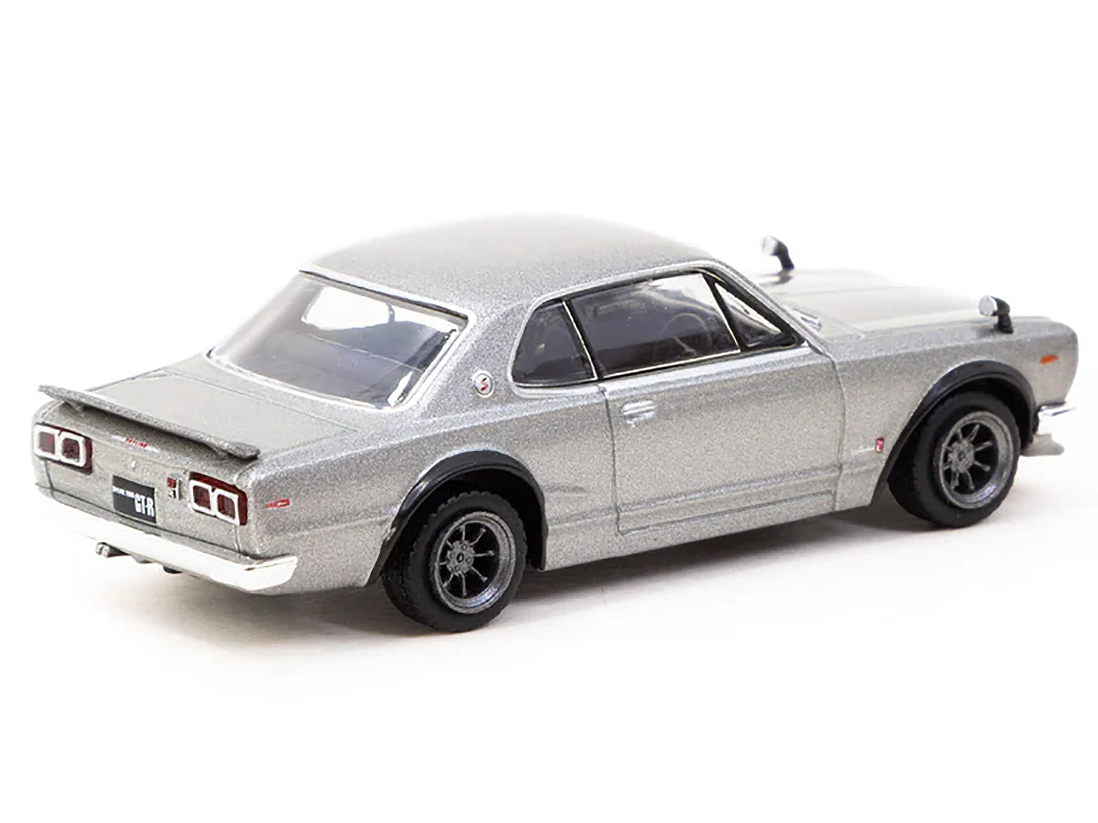 Nissan Skyline 2000 GT-R (KPGC10) RHD (Right Hand Drive) Silver Metallic "Global64" Series 1/64 Diecast Model Car by Tarmac Works Tarmac Works