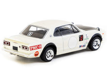 Load image into Gallery viewer, Nissan Skyline HT 2000GT-R RHD (Right Hand Drive) &quot;Lamley Group&quot; White with Black Hood &quot;Global64&quot; Series 1/64 Diecast Model Car by Tarmac Works Tarmac Works
