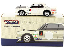 Load image into Gallery viewer, Nissan Skyline HT 2000GT-R RHD (Right Hand Drive) &quot;Lamley Group&quot; White with Black Hood &quot;Global64&quot; Series 1/64 Diecast Model Car by Tarmac Works Tarmac Works
