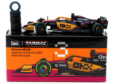 Load image into Gallery viewer, McLaren MCL36 #3 Daniel Ricciardo Formula One F1 &quot;Japanese GP&quot; (2022) &quot;Global64&quot; Series 1/64 Diecast Model Car by Tarmac Works Mini GT
