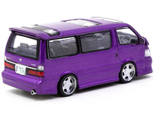 Load image into Gallery viewer, Toyota Hiace Wagon Custom Van RHD (Right Hand Drive) Purple Metallic &quot;Road64&quot; Series 1/64 Diecast Model Car by Tarmac Works Tarmac Works
