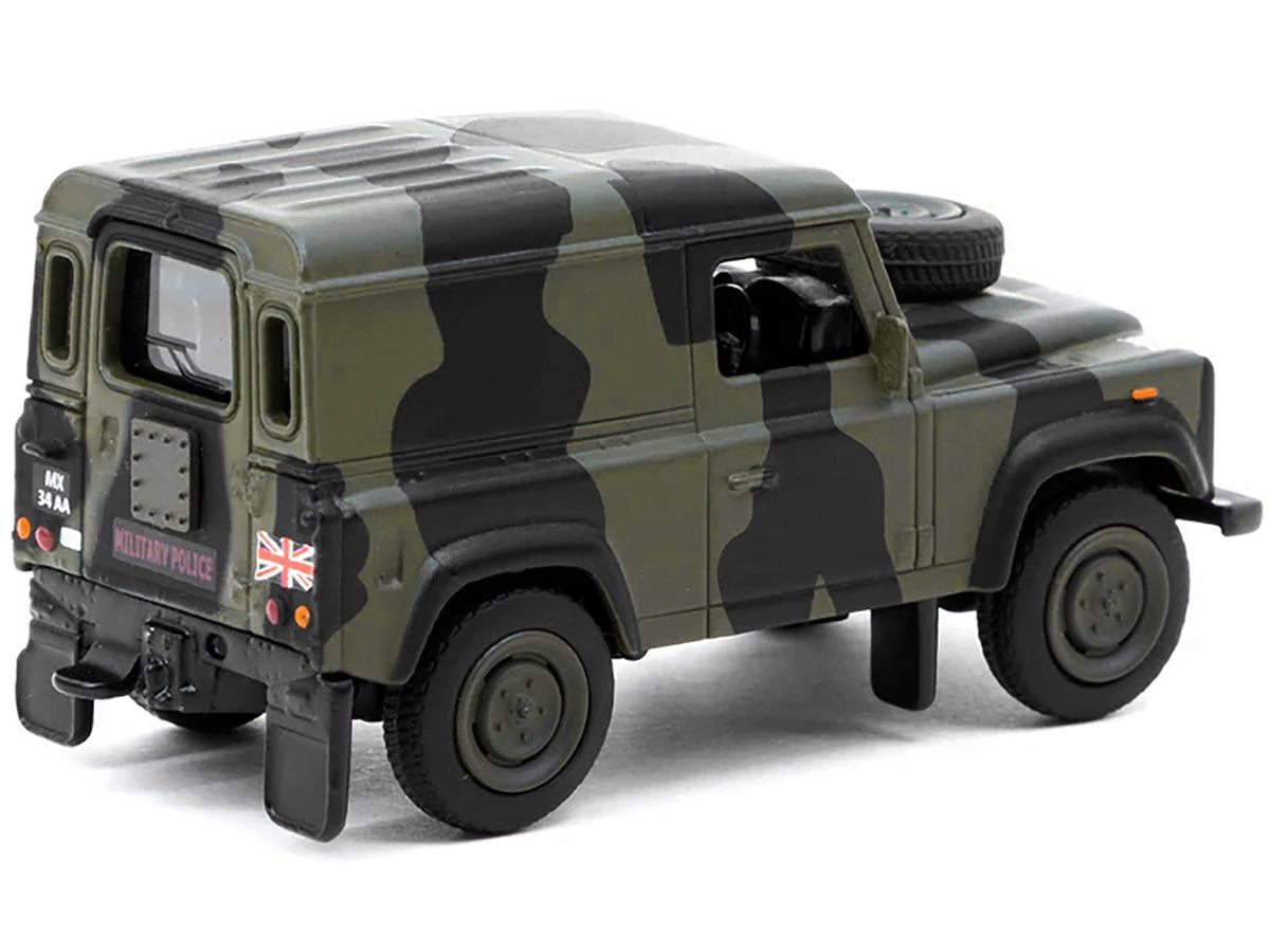 Land Rover Defender "Royal Military Police" Green Camouflage "Collab64" Series 1/64 Diecast Model Car by Schuco & Tarmac Works Schuco