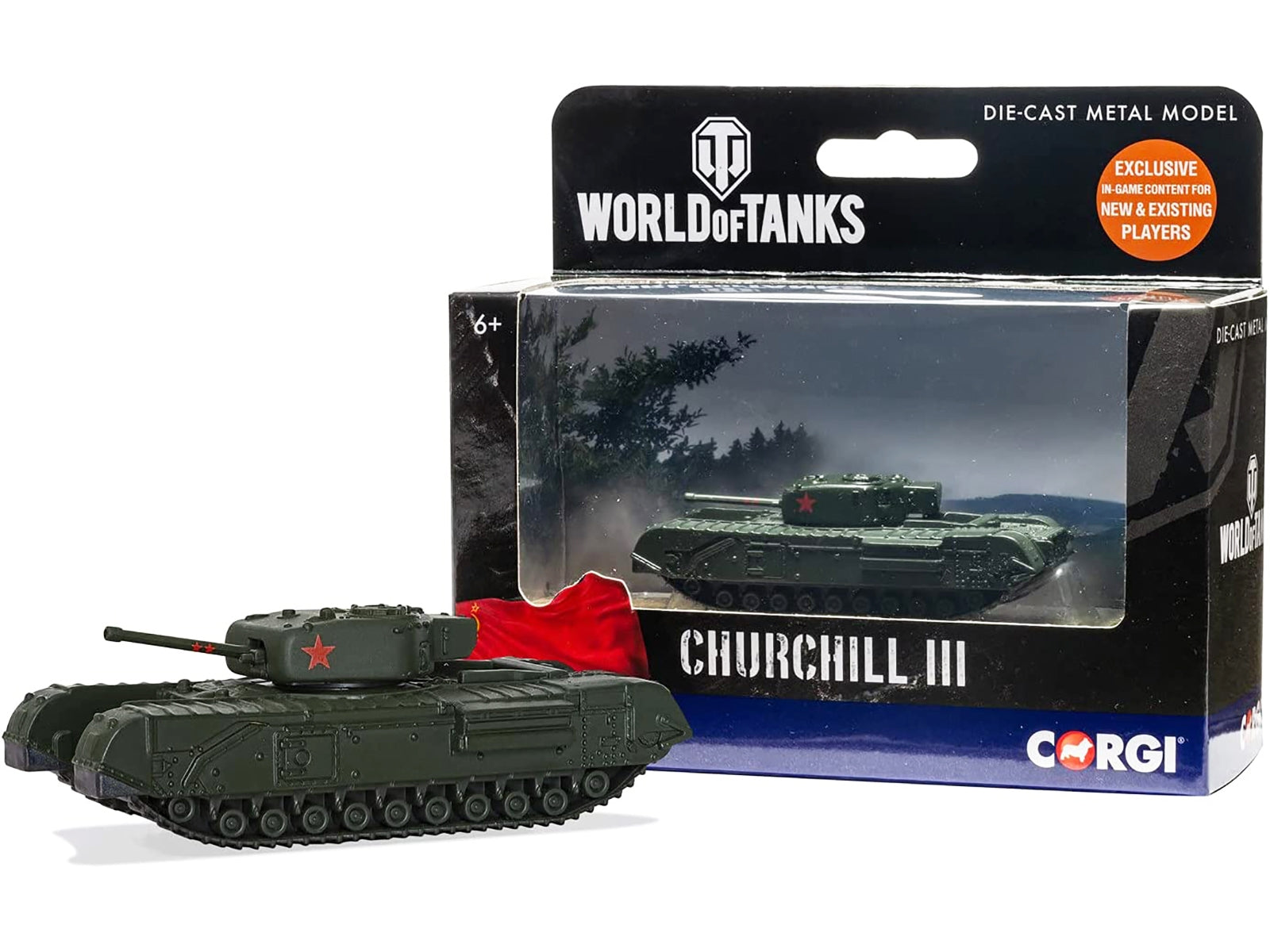 Churchill Mk III Infantry Tank USSR "World of Tanks" Video Game Diecast Model by Corgi Corgi