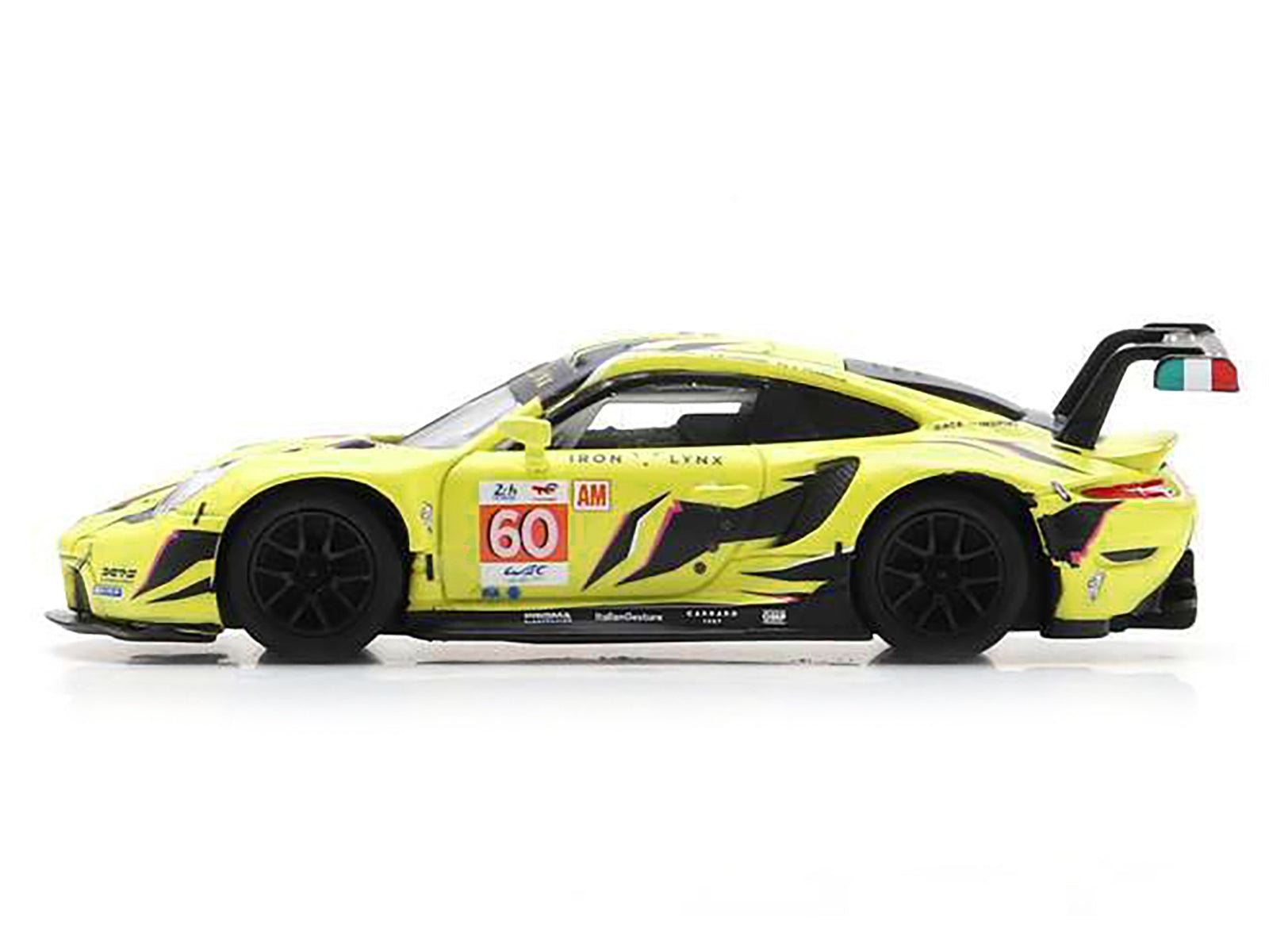 Porsche 911 RSR-19 #60 Matteo Cressoni - Alessio Picariello - Claudio Schiavoni "Iron Lynx" "24 Hours of Le Mans" (2023) 1/64 Diecast Model Car by Sparky Sparky